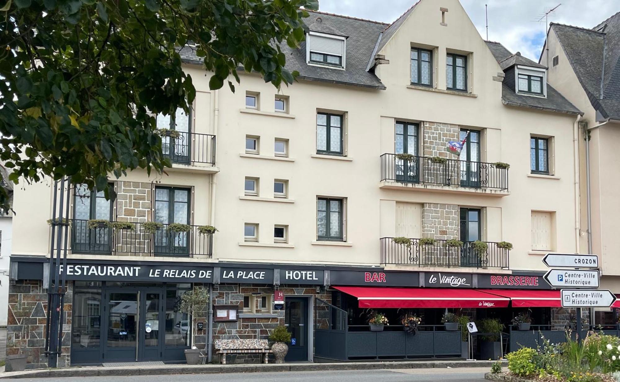 Le Relais De La Place Le Faou Buitenkant foto